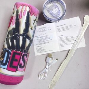 Bluetooth Speaker LED Tumbler w/ Straw